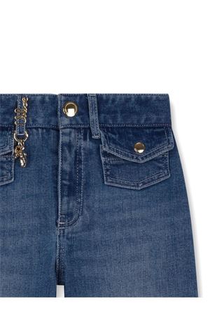 pantaloni denim con applicazione CHLOÉ KIDS | C20831Z13
